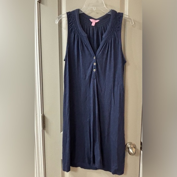 Lilly Pulitzer Dresses & Skirts - Lilly Pulitzer Dark Blue Essie Dress